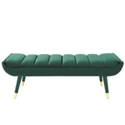 Guess Channel Tufted Performance Velvet Accent Bench Green - Modway -Furniture Hotsale Shop GUEST 00029ff2 2a00 4e57 bdef 580dbfcd2104