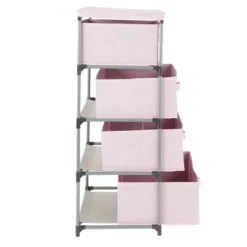 Juvale Fabric Drawer Dresser Storage Organizer Chest Tower With 4 Clothes Drawers Bins For Bedroom, Nursery, Closet, Pink 16.5x13 In 15 Juvale Fabric Drawer Dresser Storage Organizer Chest Tower With 4 Clothes Drawers Bins For Bedroom, Nursery, Closet, Pink 16.5x13 In -Furniture Hotsale Shop GUEST 00aaf223 4c74 4cb6 a670 8b99199c06ad