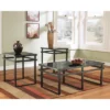 Set Of 3 Laney Side Tables Black/Gray - Signature Design By Ashley -Furniture Hotsale Shop GUEST 01aa8dd9 2bd3 4a9b 9689 7a2d044301c0