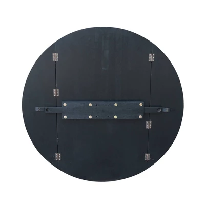 Davidson Round Dual Drop Leaf Pedestal Table Black - International Concepts 10 Davidson Round Dual Drop Leaf Pedestal Table Black - International Concepts - Image 8