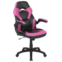Emma And Oliver Gaming Racing PC Chair With Flip-up Arms -Furniture Hotsale Shop GUEST 02052eb6 db56 4ec9 9169 7c19841b02f2