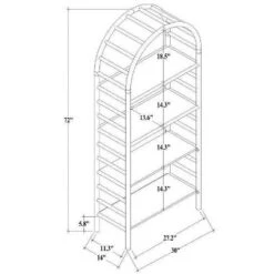 72" Holladay Curved Wooden Bookcase - Threshold™ Designed With Studio McGee 23 72" Holladay Curved Wooden Bookcase - Threshold™ Designed With Studio McGee -Furniture Hotsale Shop GUEST 02d306c2 b728 424b 85ec e8a3f4144d26