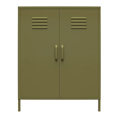 RealRooms Shadwick 2 Door Metal Locker Storage Cabinet 10 RealRooms Shadwick 2 Door Metal Locker Storage Cabinet - Image 8