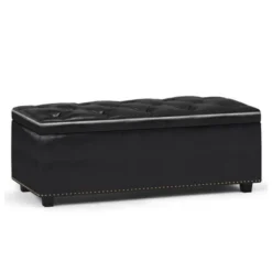 Rectangular Springfield Lift Top Storage Ottoman - WyndenHall