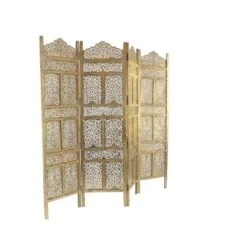 Traditional Intricate Carved Room Divider Screen Gold - Olivia & May -Furniture Hotsale Shop GUEST 05ab1fdb 54f0 4333 9613 9091836a636a