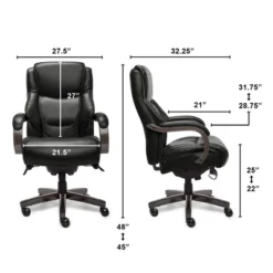Delano Big & Tall Bonded Leather Executive Office Chair - La-Z-Boy -Furniture Hotsale Shop GUEST 05c55b5a 2ebc 4d52 8953 6301167bc438