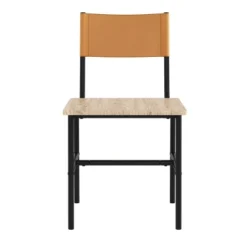 2pk Boulevard Café Dining Chairs Metal And Faux Leather - Sauder -Furniture Hotsale Shop GUEST 05df363c 8c65 408d 9472 963942d11243