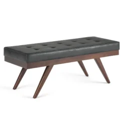 48" Keenan Mid Century Ottoman Bench Faux Air Leather - Wyndenhall 16 48" Keenan Mid Century Ottoman Bench Faux Air Leather - Wyndenhall -Furniture Hotsale Shop GUEST 064ff8bd f1c3 419f b7ca 95c0c48ae16c