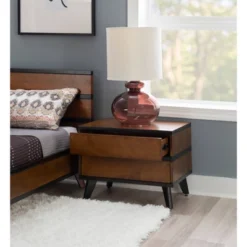 Mid-Century Modern 2 Drawer Nightstand Walnut - Linon 24 Mid-Century Modern 2 Drawer Nightstand Walnut - Linon -Furniture Hotsale Shop GUEST 07e2de80 c5f0 4837 bb16 fca467c066df