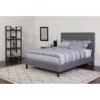 Flash Furniture Roxbury Full Size Tufted Upholstered Platform Bed In Light Gray Fabric With Pocket Spring Mattress -Furniture Hotsale Shop GUEST 0a871028 02c6 4d51 b8be 8f3125d04c40
