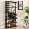 Costway Industrial Wine Rack Multi-purpose Freestanding Bakers Rack With Glass Holder 1 Costway Industrial Wine Rack Multi-purpose Freestanding Bakers Rack With Glass Holder -Furniture Hotsale Shop GUEST 0ab2436f 8f26 41ce 97ae 9576e3441ef4