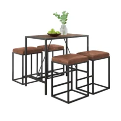 5pc Riley Mid-Century Metal Counter Height Dining Set - Vifah 10 5pc Riley Mid-Century Metal Counter Height Dining Set - Vifah -Furniture Hotsale Shop GUEST 0baaed00 9b3e 4ade bc48 99e53a7bf0dc