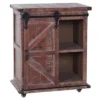 Graham Cart Cabinet Natural/Black - Stylecraft