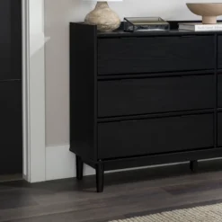 Mid-Century Modern Solid Wood 6 Drawer Double Dresser - Saracina Home -Furniture Hotsale Shop GUEST 0d3deb4d 8597 4f72 8143 ca6f1c61edb4