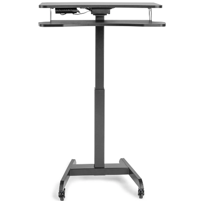 Cruizer Premier Electric Height Adjustable Mobile Podium With Keyboard Tray – Black – Stand Steady 10 Cruizer Premier Electric Height Adjustable Mobile Podium With Keyboard Tray – Black – Stand Steady - Image 8