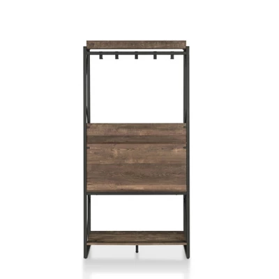 Orella Rustic Baker's Rack Reclaimed Oak - MiBasics 10 Orella Rustic Baker's Rack Reclaimed Oak - MiBasics - Image 8