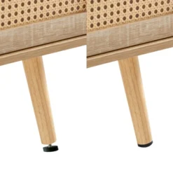 Rattan TV Stand, Entertainment Center With Sliding Doors, TV Console Cabinet With Adjustable Shelf, Natural-ModernLuxe -Furniture Hotsale Shop GUEST 108a0d57 80de 4931 9034 b3b467f2129c