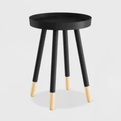 Round End Table With Tray Top - Lavish Home -Furniture Hotsale Shop GUEST 1244a675 dcf2 421d bdc8 4c08880438ef