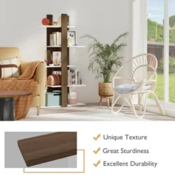 Costway 5-Tier Bookshelf Freestanding Storage Shelf Tree Bookshelf Room Divider -Furniture Hotsale Shop GUEST 137b0643 cc8a 49d3 b8bf 3ca0c9f49f80