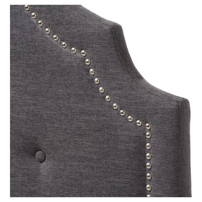 Cora Modern And Contemporary Fabric Upholstered Headboard - Twin - Baxton Studio 4 Cora Modern And Contemporary Fabric Upholstered Headboard - Twin - Baxton Studio - Image 2