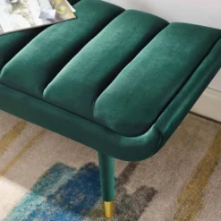 Guess Channel Tufted Performance Velvet Accent Bench Green - Modway -Furniture Hotsale Shop GUEST 168a4037 8da8 4590 bcf0 e5411a6a8b0c
