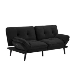 Finley Convertible Futon Sofa Bed Black - Serta -Furniture Hotsale Shop GUEST 195b3815 37e6 4706 9d30 83892f388a69