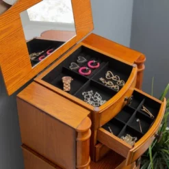 Marie Jewelry Armoire Oak - Powell Company -Furniture Hotsale Shop GUEST 1a76cec4 9264 4758 ac56 07ff79f97986