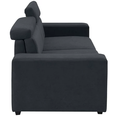 87" Velvet 2-Seater Sectional Sofa With Multi-Angle Adjustable Headrest - ModernLuxe 7 87" Velvet 2-Seater Sectional Sofa With Multi-Angle Adjustable Headrest - ModernLuxe - Image 5