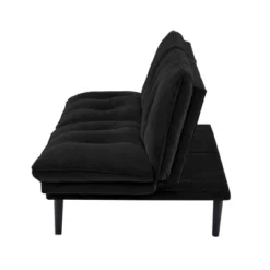 Finley Convertible Futon Sofa Bed Black - Serta -Furniture Hotsale Shop GUEST 1afffe4f ca5f 47e8 8e6a 814b01a4b79f