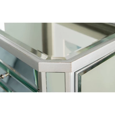 Aislin Jewelry Armoire Mirror/Silver - Powell Company 12 Aislin Jewelry Armoire Mirror/Silver - Powell Company - Image 10