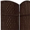 7 Ft. Tall Diamond Weave Room Divider - Dark Mocha (4 Panels) -Furniture Hotsale Shop GUEST 1b21eaee 8c2d 4be1 875f 0aee73886ade