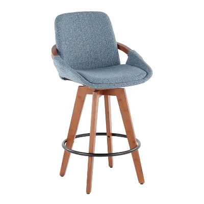 Cosmo Mid-Century Modern Modern Counter Height Barstool - LumiSource 13 Cosmo Mid-Century Modern Modern Counter Height Barstool - LumiSource - Image 11