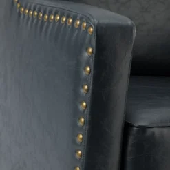 Set Of 2 Bonita Transitional Vegan Leather Armchair With Removable Seat Cushion And Nailhead Trims | ARTFUL LIVING DESIGN 19 Set Of 2 Bonita Transitional Vegan Leather Armchair With Removable Seat Cushion And Nailhead Trims | ARTFUL LIVING DESIGN -Furniture Hotsale Shop GUEST 1d70d5e4 4b45 444f aaef 43f2c4db8b2a