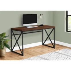 Monarch Specialties Computer Desk, Contemporary Home & Office Desk, Scratch-Resistant, 48” L -Furniture Hotsale Shop GUEST 1da5b2f2 3cbb 4b36 8d65 e316f5b82ba1