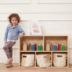 ECR4Kids Birch Streamline 5-Compartment Storage Cabinet, Wood Toy Storage Shelves For Kids -Furniture Hotsale Shop GUEST 1dca5f4a 7db6 4e3c 83bc 390bbaa97284