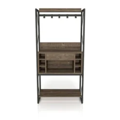 Orella Rustic Baker's Rack Reclaimed Oak - MiBasics 21 Orella Rustic Baker's Rack Reclaimed Oak - MiBasics -Furniture Hotsale Shop GUEST 1e2868d1 6bc4 430d b629 09e5b1a60797