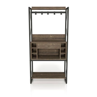 Orella Rustic Baker's Rack Reclaimed Oak - MiBasics 11 Orella Rustic Baker's Rack Reclaimed Oak - MiBasics - Image 9