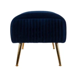 Tawver Contemporary Upholstered Bench Blue/Gold - Aiden Lane -Furniture Hotsale Shop GUEST 1e8b8321 b485 49f6 b90d 78f3d407ff4b