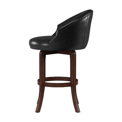 30" Dartford Swivel Barstool Brown/Black - Hillsdale Furniture 6 30" Dartford Swivel Barstool Brown/Black - Hillsdale Furniture - Image 4