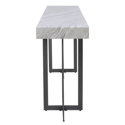 Rohde Contemporary 1 Drawer Sofa Table Gray/Gum Metal - MiBasics 7 Rohde Contemporary 1 Drawer Sofa Table Gray/Gum Metal - MiBasics - Image 5