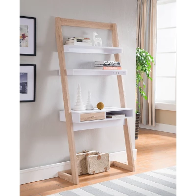 Holten 2 Open Shelves Leaning Desk - MiBasics 3 Holten 2 Open Shelves Leaning Desk - MiBasics