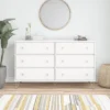 6 Drawer Finley Dresser White - Novogratz -Furniture Hotsale Shop GUEST 2064a0ba e4d3 43b4 bdb0 8e9190840ff8