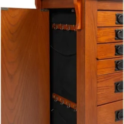 Delia Jewelry Armoire Brown - Powell Company 25 Delia Jewelry Armoire Brown - Powell Company -Furniture Hotsale Shop GUEST 2245716a fa42 47af 9bbe f7ab634fcde4