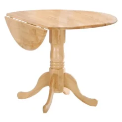 42" Mason Round Dual Drop Leaf Dining Table - International Concepts -Furniture Hotsale Shop GUEST 225f73a0 03f6 43bc 88a5 fcf781d5205d