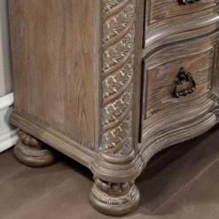 5pc Lellen Bedroom Set Beige/Rustic Natural Tone - HOMES: Inside + Out -Furniture Hotsale Shop GUEST 233caf0e ff0e 4689 81da 2dc9447d3a06