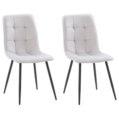 Nash Velvet Side Chair With Black Legs - CorLiving 12 Nash Velvet Side Chair With Black Legs - CorLiving - Image 10