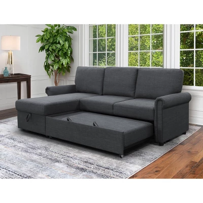 Clara Storage Sofa Bed Reversible Sectional - Abbyson Living 4 Clara Storage Sofa Bed Reversible Sectional - Abbyson Living - Image 2