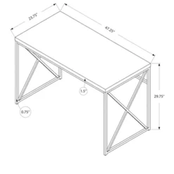 Monarch Specialties Computer Desk, Contemporary Home & Office Desk, Scratch-Resistant, 48” L -Furniture Hotsale Shop GUEST 275784cd ee24 4b3b b1d7 dbac10617a70