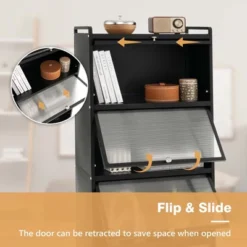 Costway 5-Tier Kitchen Baker's Rack Storage Cabinet Mobile Microwave Stand Flip-up Doors 15 Costway 5-Tier Kitchen Baker's Rack Storage Cabinet Mobile Microwave Stand Flip-up Doors -Furniture Hotsale Shop GUEST 2909b933 4468 4201 a8f1 693552550d89