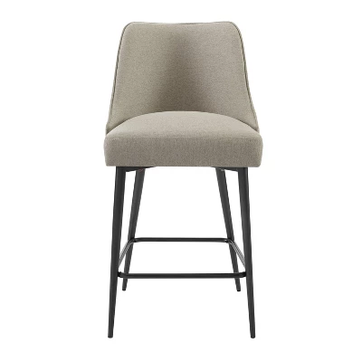 24" Set Of 2 Olson Counter Height Barstools Khaki - Steve Silver 5 24" Set Of 2 Olson Counter Height Barstools Khaki - Steve Silver - Image 3